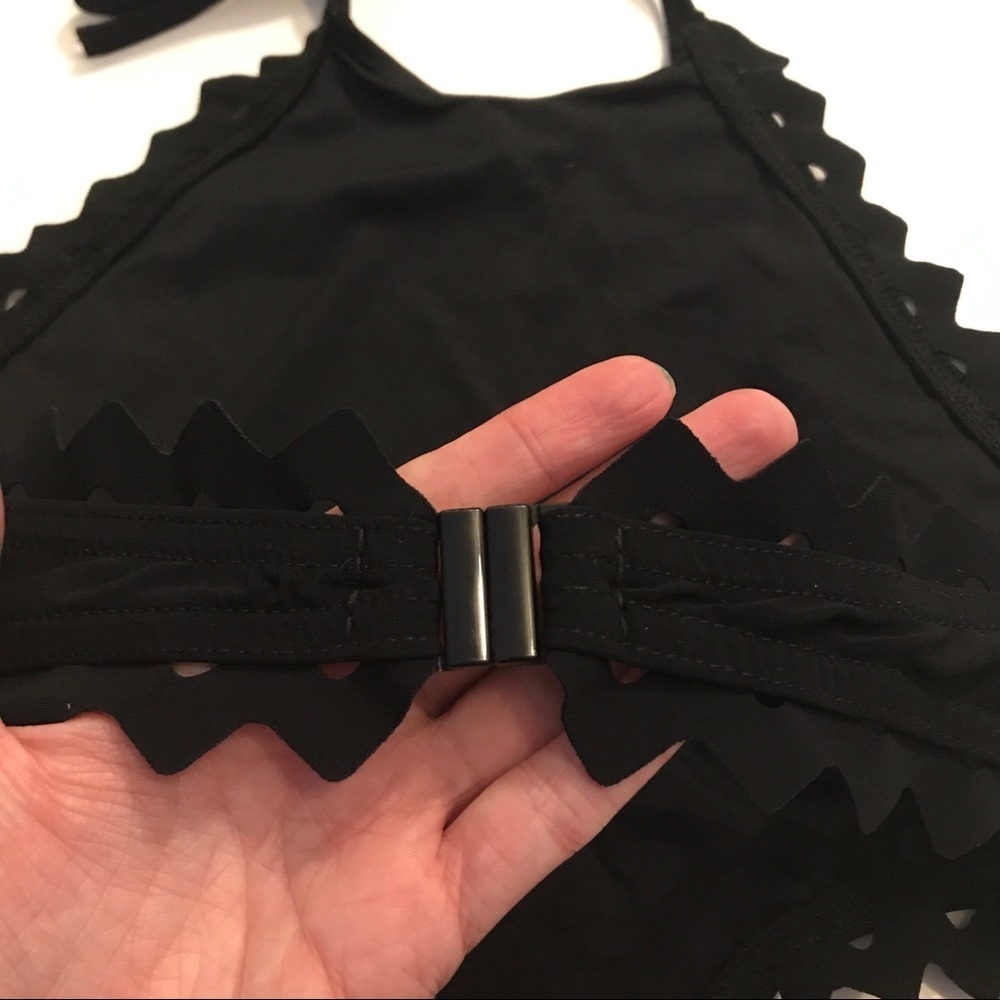 Karla Colletto Rick Rack Halter One-Piece - Picture 7 of 12